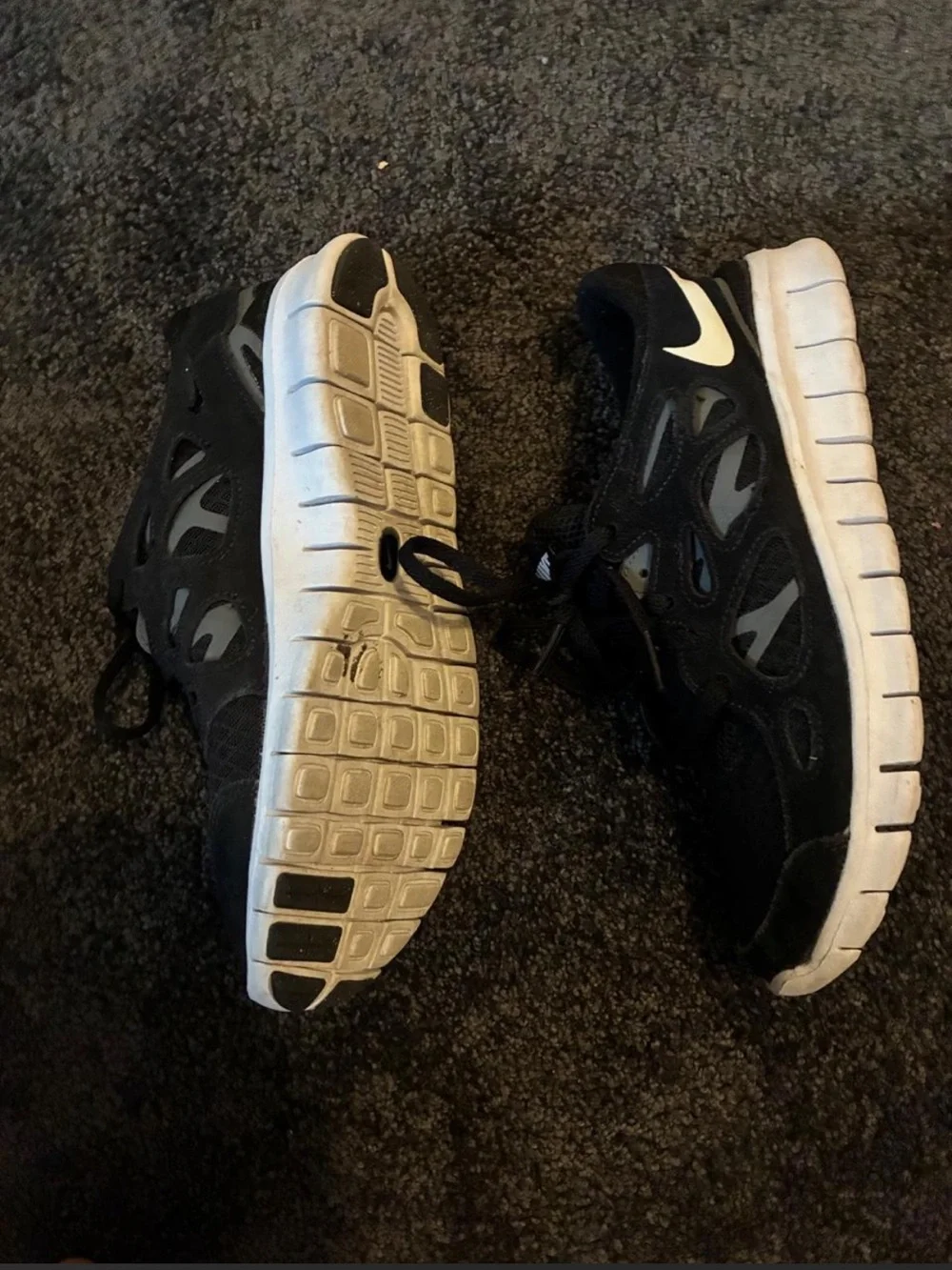 Nike Free Run Training Sneakers with White Accents